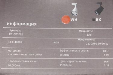 3001-GD Led BK светильник